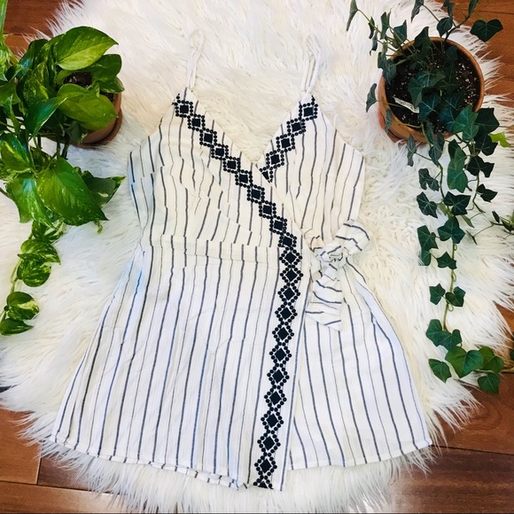 New🌿I Space Spag Straps Wraparound v frt Stripe - Picture 2 of 8